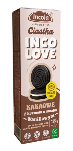 Kakaokekse mit Vanille-Creme ohne Zuckerzusatz
