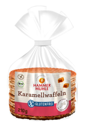Bio Karamellwaffeln