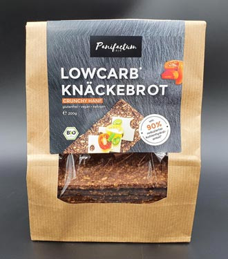 Bio Lowcarb Knäckebrot Crunchy Hanf