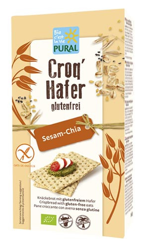 Croq' Hafer Sesam-Chia Knäckebrot