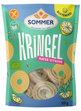 Bio Hafer-Zitronen-Kringel