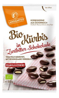 Bio Kürbis in Zartbitter-Schokolade