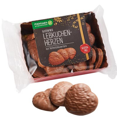 Glutenfreie Lebkuchenherzen Vollmilch