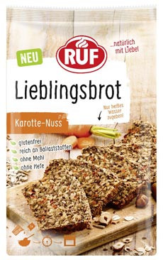 Lieblingsbrot Karotte-Nuss Brotbackmischung