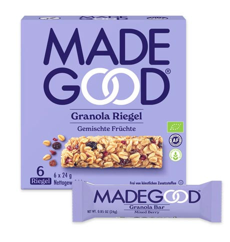 Bio Granola Riegel gemischte Früchte