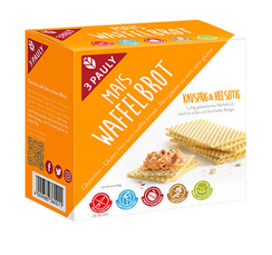 Mais Waffelbrot