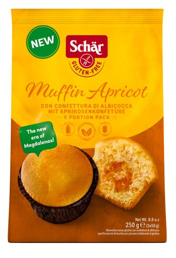 Muffin Apricot mit Aprikosenkonfitüre