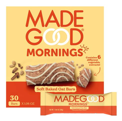 Bio Mornings Riegel Cinnamon Bun Flavor