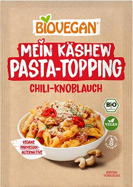 Mein Käshew Pasta-Topping Chili-Knoblauch