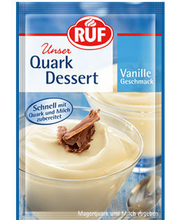 Quark Dessert Vanille Geschmack
