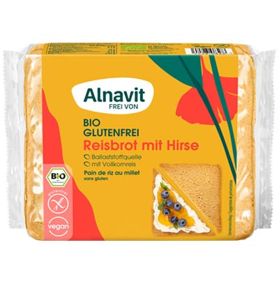 Bio Reisbrot mit Hirse