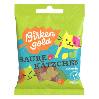 Saure Kätzchen vegan & zuckerfrei