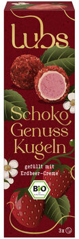 Schoko Genuss Kugeln mit Erdbeer-Creme