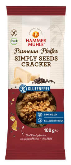 Bio Parmesan & Pfeffer Simply Seeds Cracker