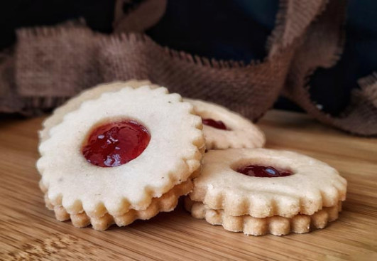Spitzbuben Plätzchen