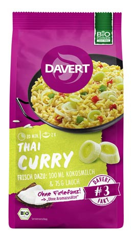 Thai Curry Reis-Gericht