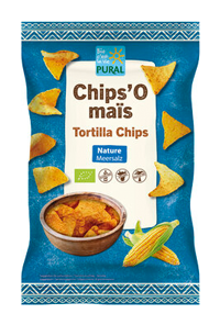 Tortilla Chips Natur Meersalz 125g
