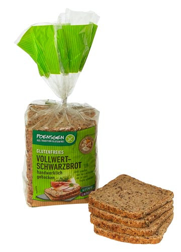 Glutenfreies Vollwertschwarzbrot