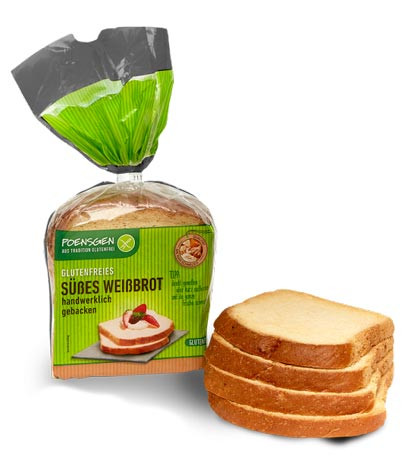 Glutenfreies Süßes Weißbrot