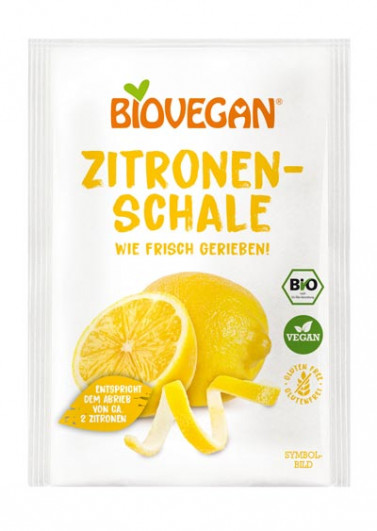 Zitronenschale gerieben
