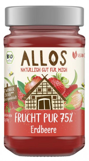Bio Frucht Pur Erdbeere
