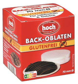 Oblaten glutenfrei 70mm