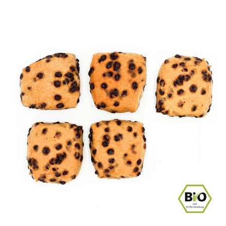 Bio Schokobrötchen 5 Stück, frisch gebacken