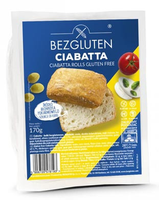 Glutenfreie Ciabatta Brötchen