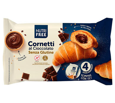 Croissant Cornetti al Cioccolato 4 Stück