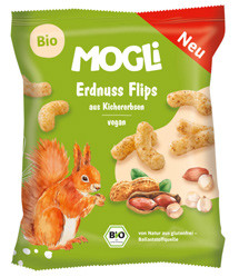 Bio Erdnussflips mit Kichererbsen