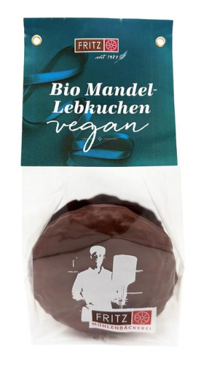 Bio Lebkuchen Mandel vegan 2 Stück, frisch gebacken