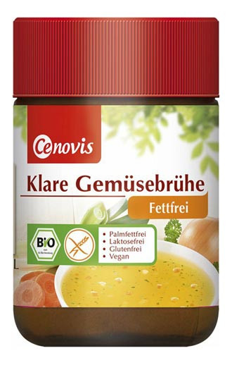 Klare Gemüsebrühe fettfrei