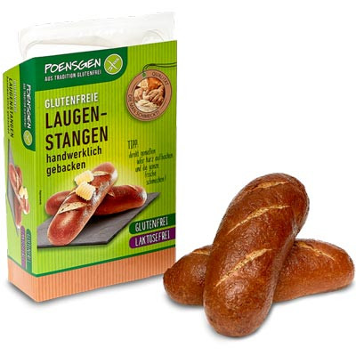 Glutenfreie Laugenstangen