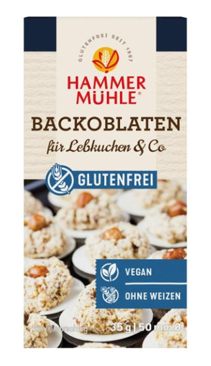 Glutenfreie Backoblaten