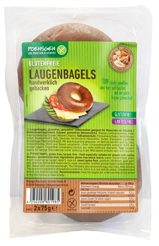 Glutenfreie Laugenbagels