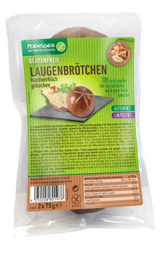 Glutenfreie Laugenbrötchen