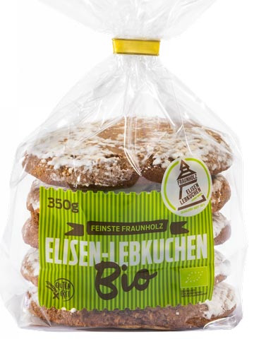Bio Nürnberger Elisenlebkuchen mit Zuckerglasur