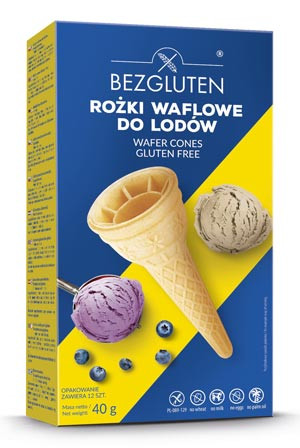 Glutenfreie Eistüten Tulpe 12 Stück