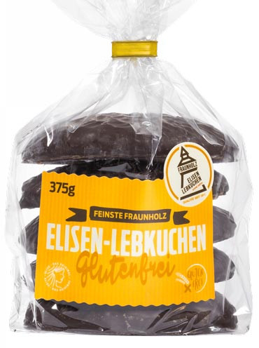 Glutenfreie Elisen-Lebkuchen schokoliert