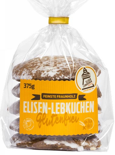 Glutenfreie Elisen-Lebkuchen mit Zuckerglasur