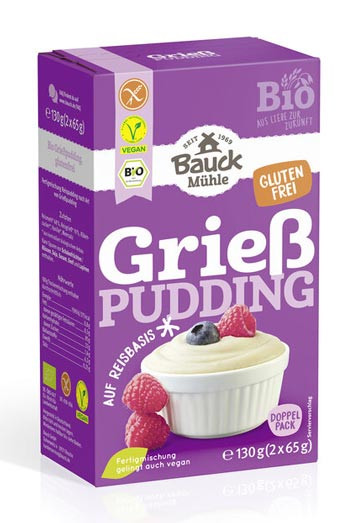 Glutenfreier Grießpudding