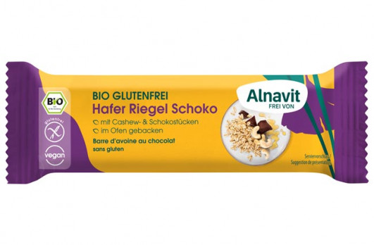 Bio Hafer Riegel Schoko