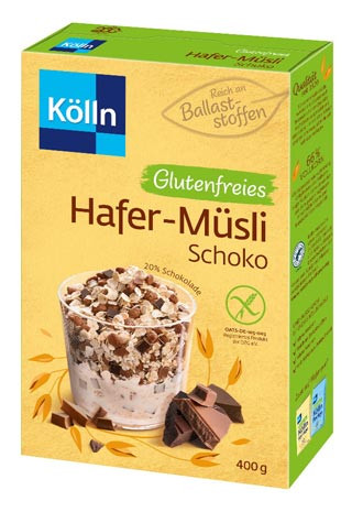 Glutenfreies Hafer-Müsli Schoko