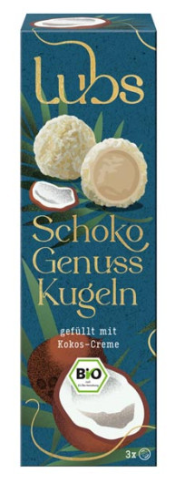Schoko Genuss Kugeln mit Kokos-Creme