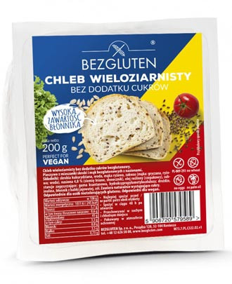 Glutenfreies Mehrkornbrot ohne Zuckerzusatz