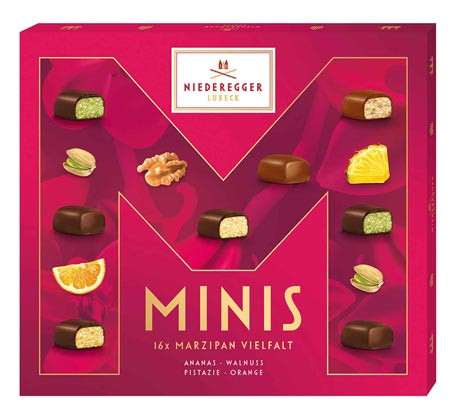 Minis 16x Marzipan Vielfalt