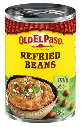 Refried Beans eingekochte Pintobohnen