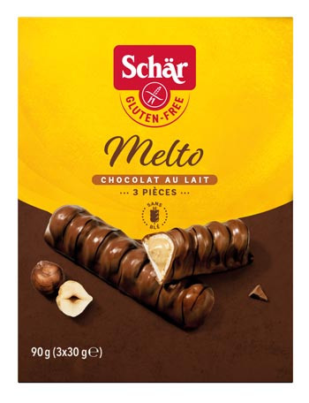 Melto Riegel mit Haselnussfüllung 3x 30g