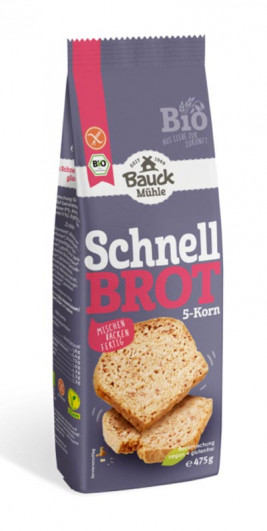 Schnellbrot 5-Korn glutenfrei