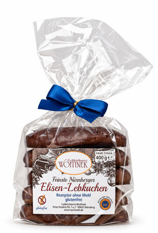 Feinste Nürnberger Elisen-Lebkuchen schokoliert